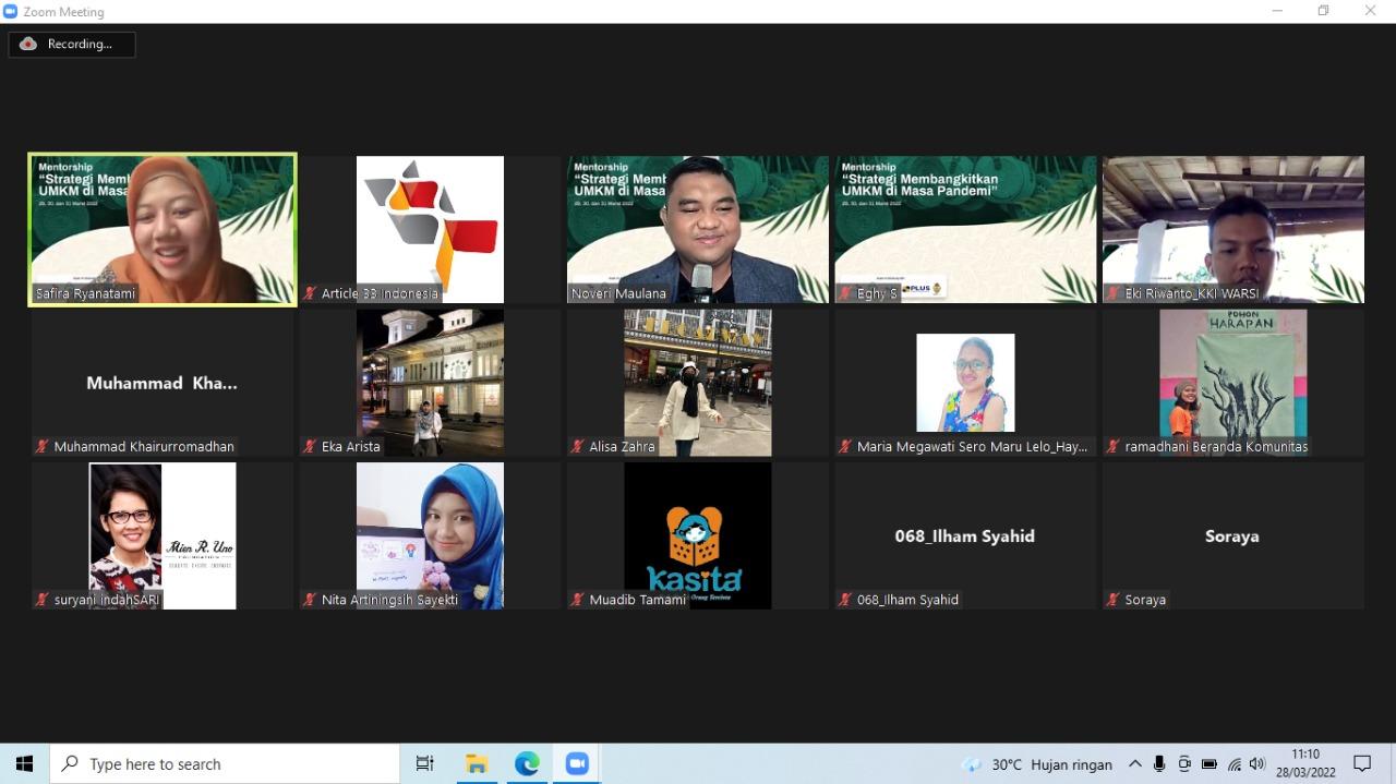 Ringkasan Kegiatan Mentorship Waroeng33
