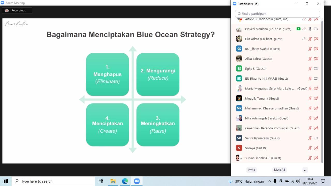 Ringkasan Kegiatan Mentorship Waroeng33
