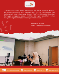 Kegiatan Batch 1: ” Pengenalan Rapor Pendidikan dan Pemanfaatannya Untuk Perencanaan” di Jakarta
