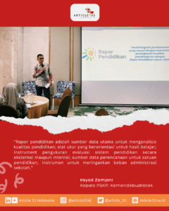 Kegiatan Batch 1: ” Pengenalan Rapor Pendidikan dan Pemanfaatannya Untuk Perencanaan” di Jakarta
