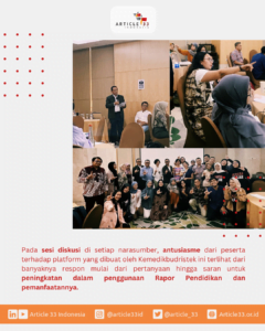 Kegiatan Batch 1: ” Pengenalan Rapor Pendidikan dan Pemanfaatannya Untuk Perencanaan” di Jakarta