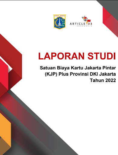 Studi Satuan Biaya Kartu Jakarta Pintar (KJP) Plus Provinsi DKI Jakarta Tahun 2022