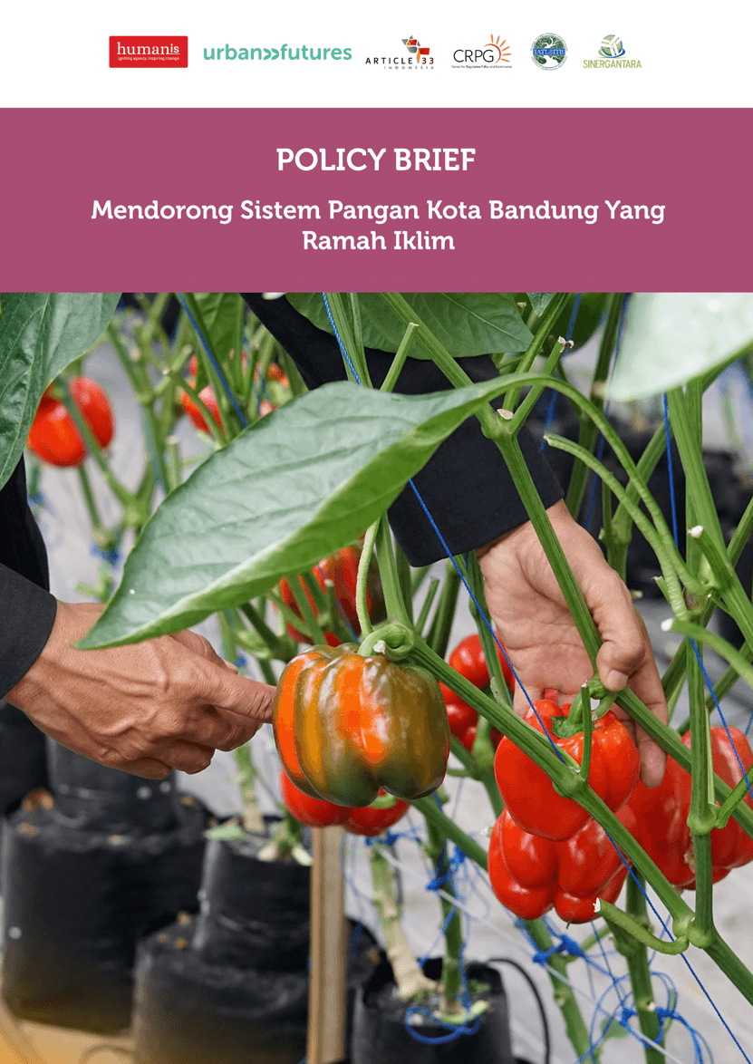 Policy Brief: Mendorong Sistem Pangan Kota Bandung yang Ramah Iklim