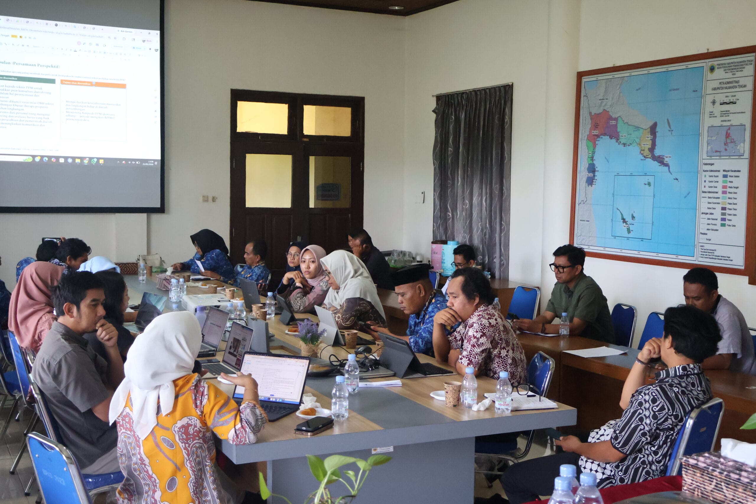 Focus Group Discussion (FGD) Penguatan Tata Kelola Program Pengembangan dan Pemberdayaan Masyarakat (PPM) di Kabupaten Halmahera Tengah