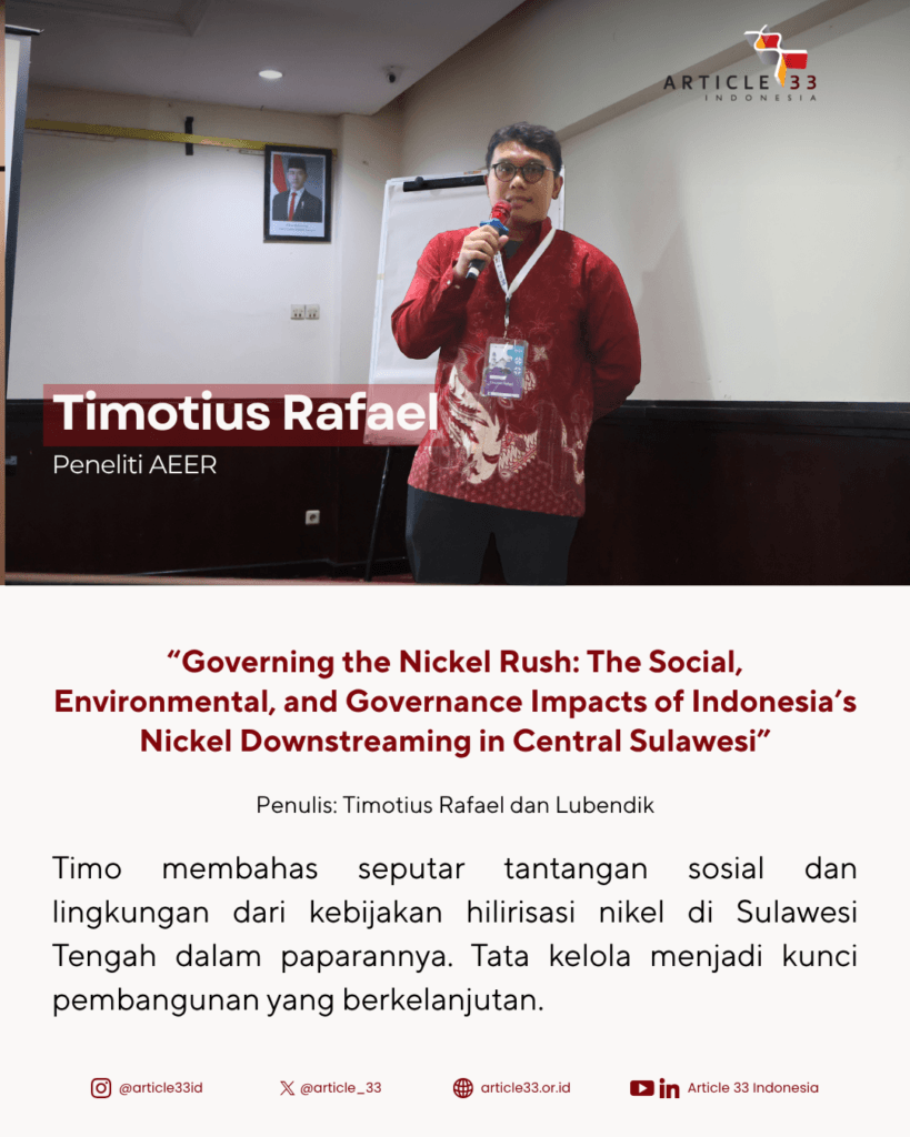 Article 33 Indonesia Dorong Isu Kesenjangan Pembelajaran hingga Transisi Energi dalam IRSA 2025