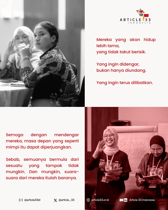 Mendengarkan Orang Muda, Sebelum Membicarakan Masa Depan