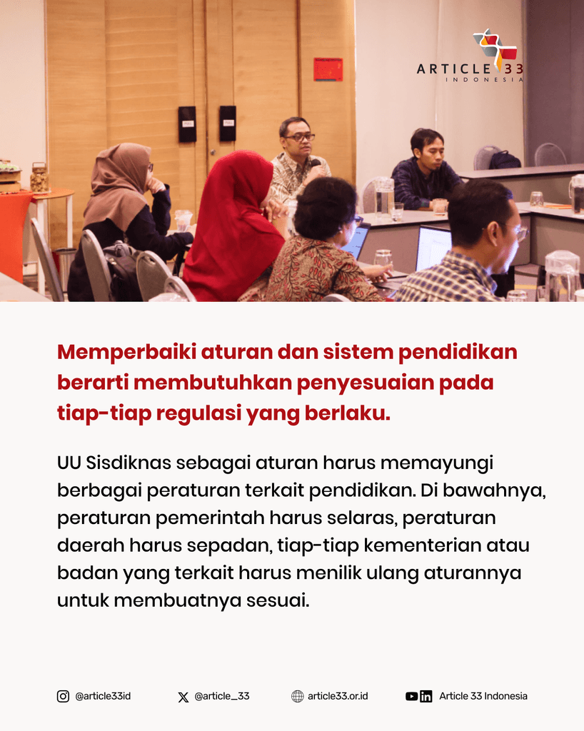 Di Balik Satu Anak yang Bersekolah, Ada Satu Sistem yang begitu Besar
