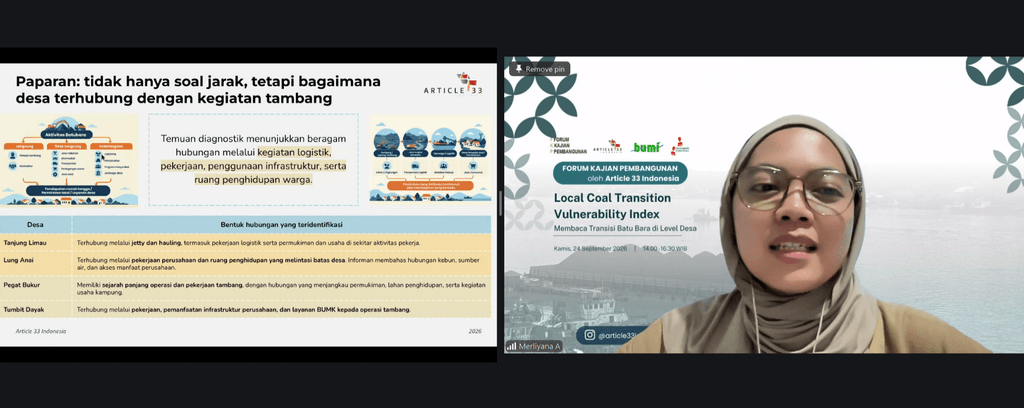 Saat Transisi Batu Bara Menyentuh Desa